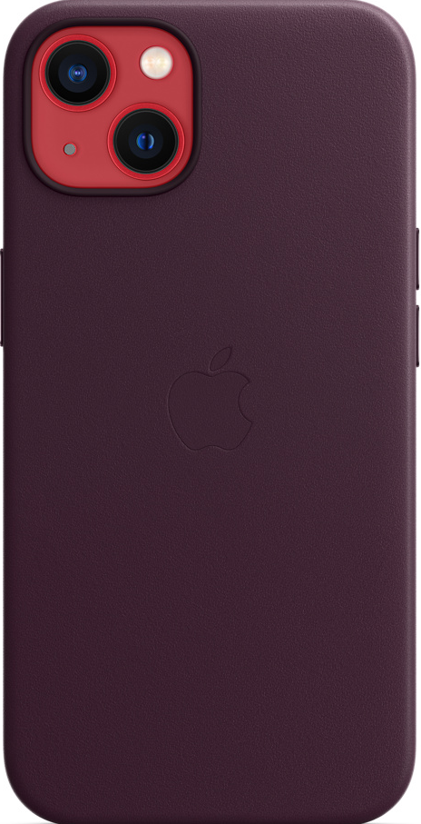 APPLE Leder Case mit MagSafe - Schutzhülle (Passend für Modell: Apple iPhone 13)