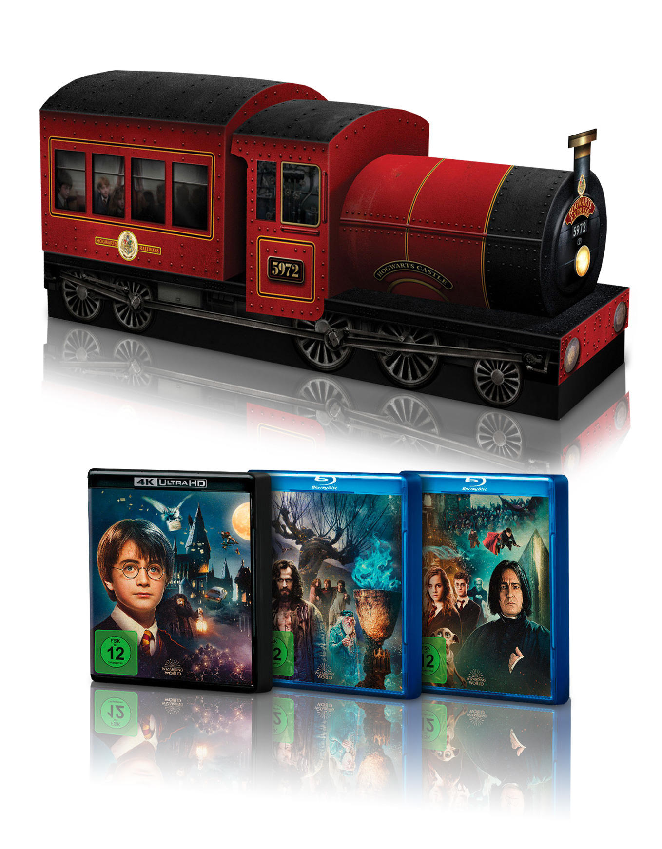 Harry Potter - The Complete Collection HOGWARTS EXPRESS mit Magical Movie Modus 4K Ultra HD Blu-ray + Blu-ray