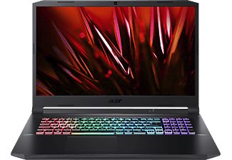 ACER Nitro 5 AN517-41-R6VS - Ordinateur portable de jeux, 17.3 ", AMD Ryzen™ 7, 1 TB SSD, 16 GB RAM, NVIDIA GeForce RTX™ 3070 (6 GB, GDDR6), Noir/rouge