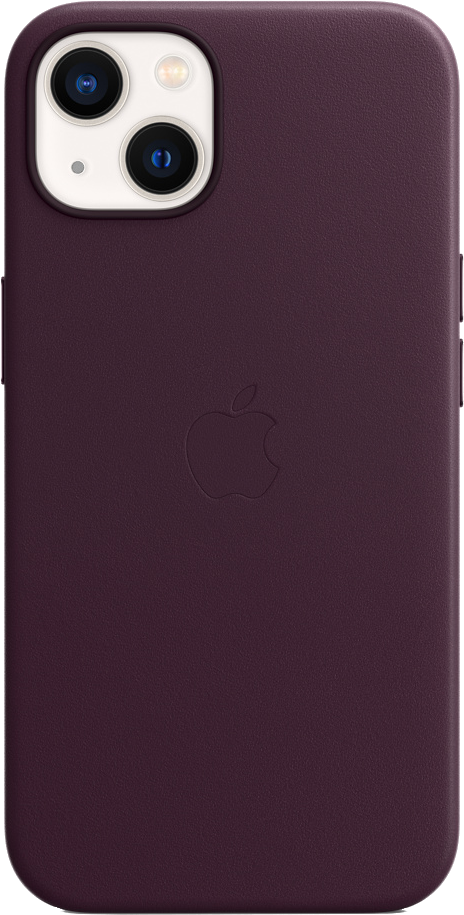 APPLE Cover Leather with Magsafe iPhone 13 Dark Cherry (MM143ZM/A)