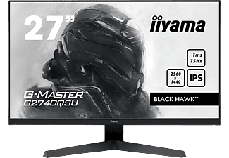 IIYAMA G-Master G2740QSU-B1 27'' Sík WQHD 75 Hz 16:9 FreeSync IPS LED Monitor