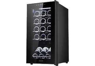 Vinoteca - Cecotec Grand Sommelier 15000, Compresor, 15 botellas, 4 estantes, LED, 69 cm, Inox