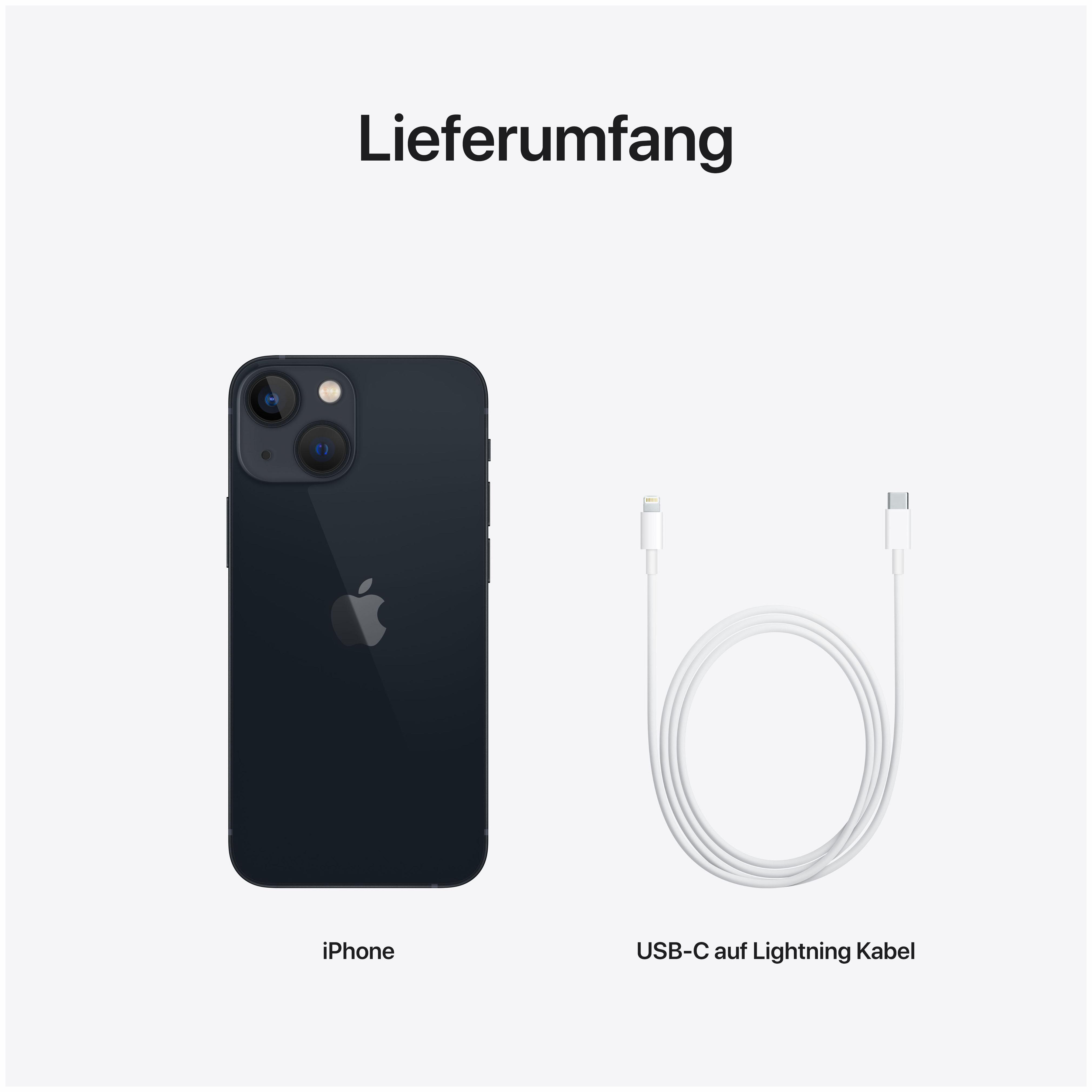 APPLE iPhone 13 mini 512 GB Mitternacht Dual SIM