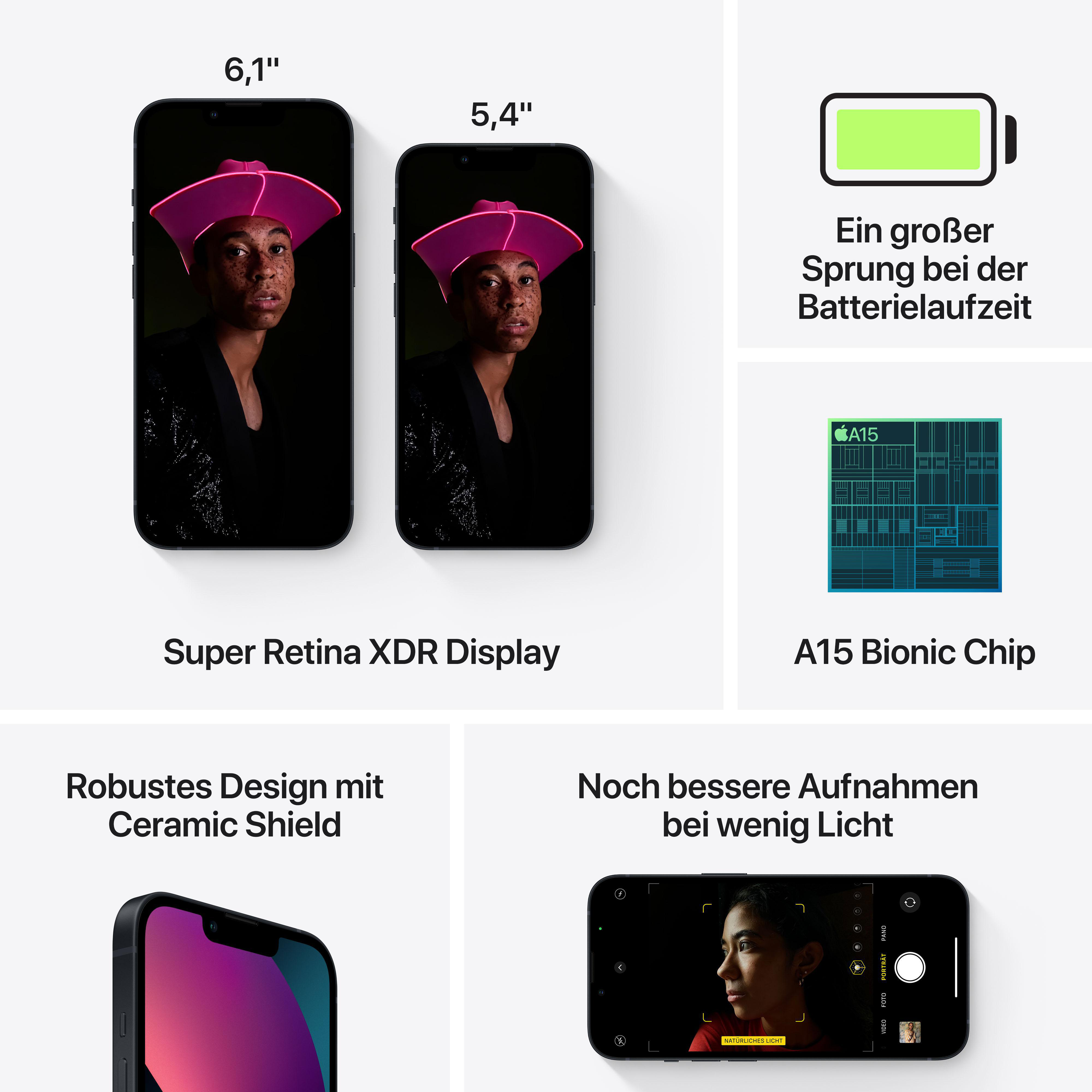 APPLE iPhone 13 mini 512 GB Mitternacht Dual SIM