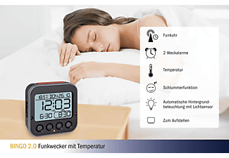 TFA 60.2550.01 Digitaler Funk-Wecker