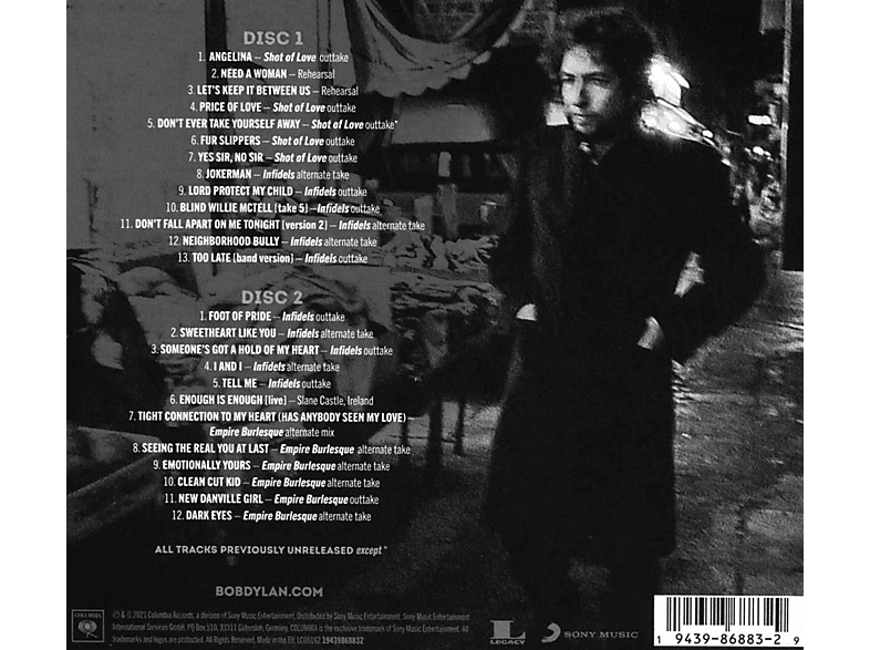 Thumbnail - Bob Dylan - Springtime In New York: The Bootleg Series Vol. 16 Standard Edition (CD)