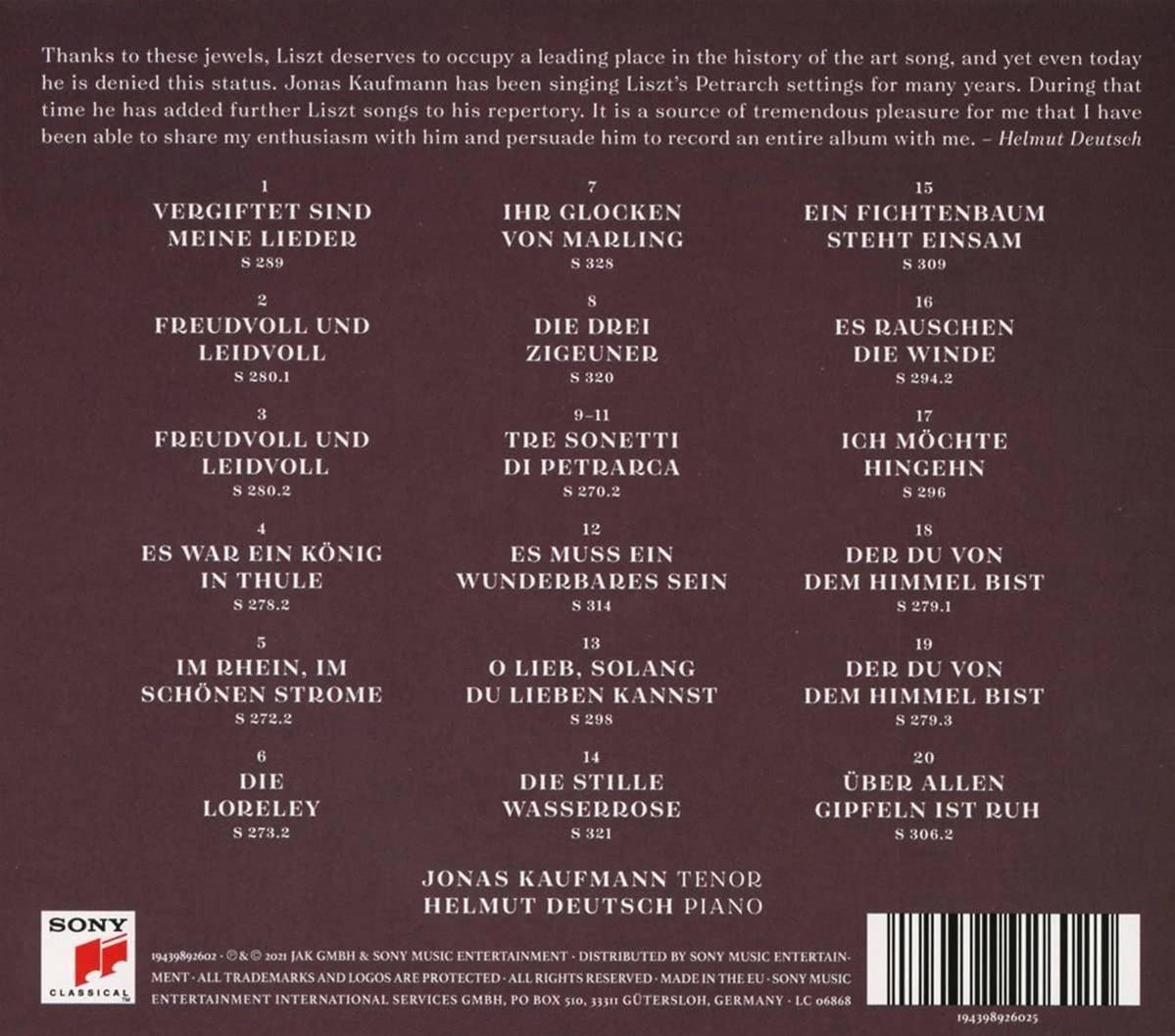 Notenblatt mit Text und Noten. Sony Classical Logo sichtbar. Text auf Deutsch.
