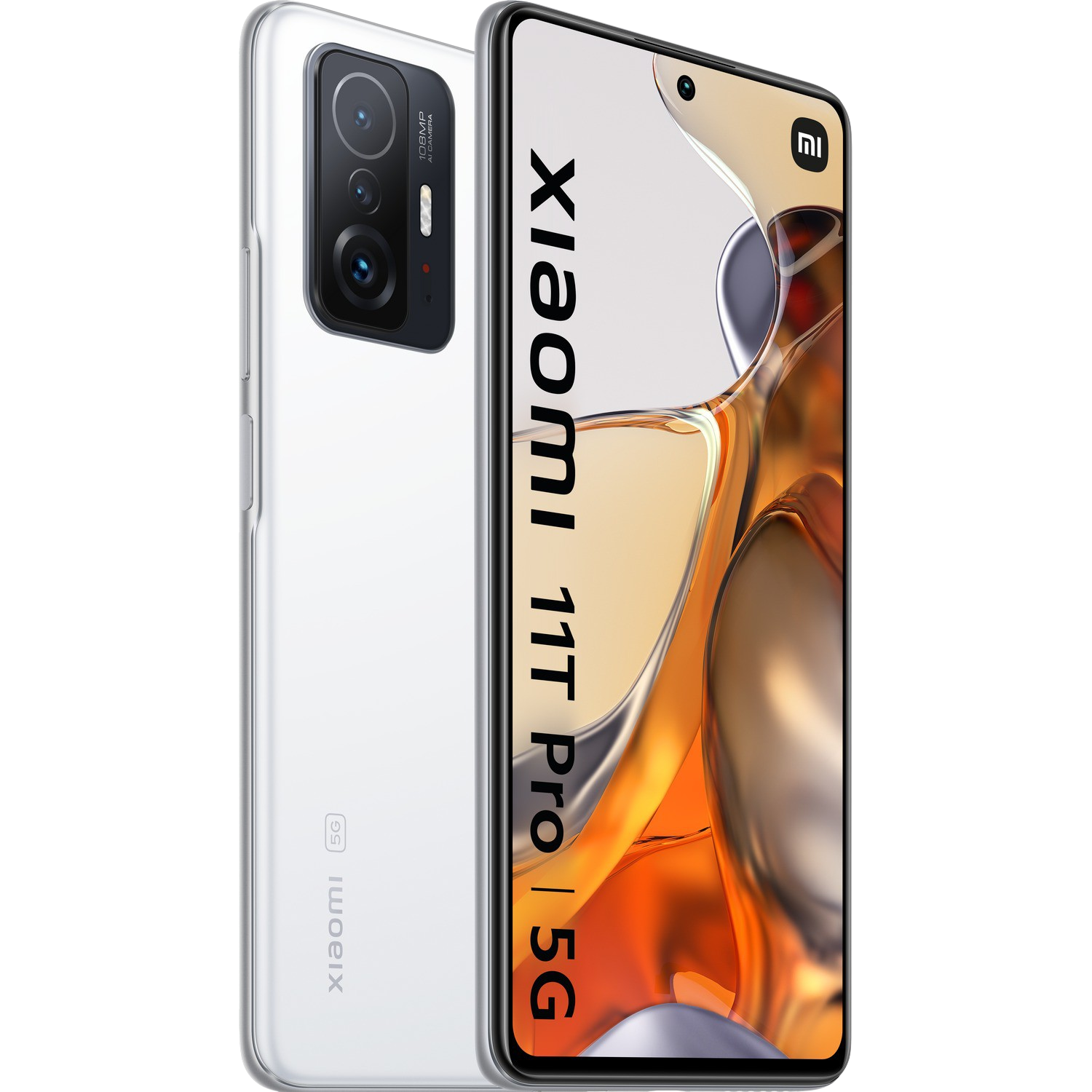 Xiaomi 11T Pro 5G, Blanco Medianoche, 128GB, 8GB, 6.67" Full HD+, Snapdragon™ 888, 5000mAh, Android 11