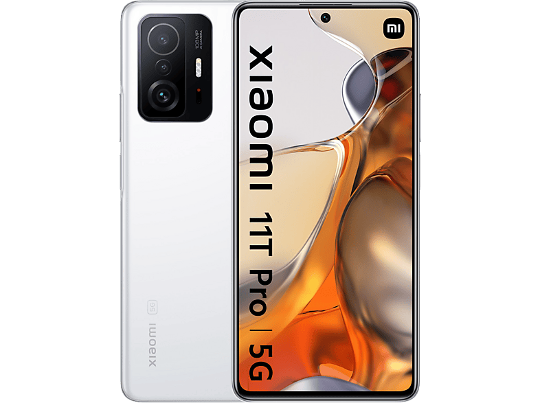 Móvil | Xiaomi 11T Pro 5G, Blanco Medianoche, 256GB, 8GB RAM, 6.67