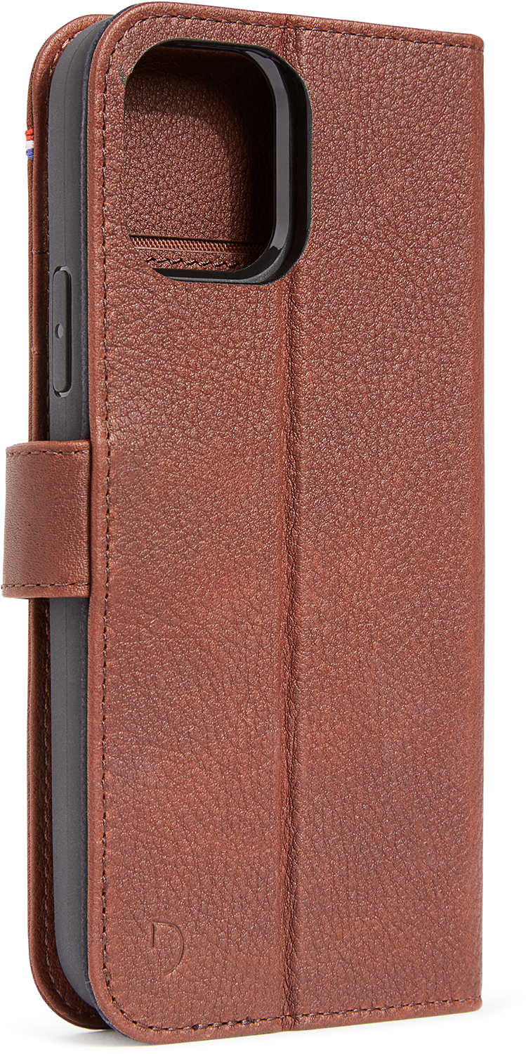 DECODED iPhone 12 mini Leren Wallet Case MagSafe Bruin
