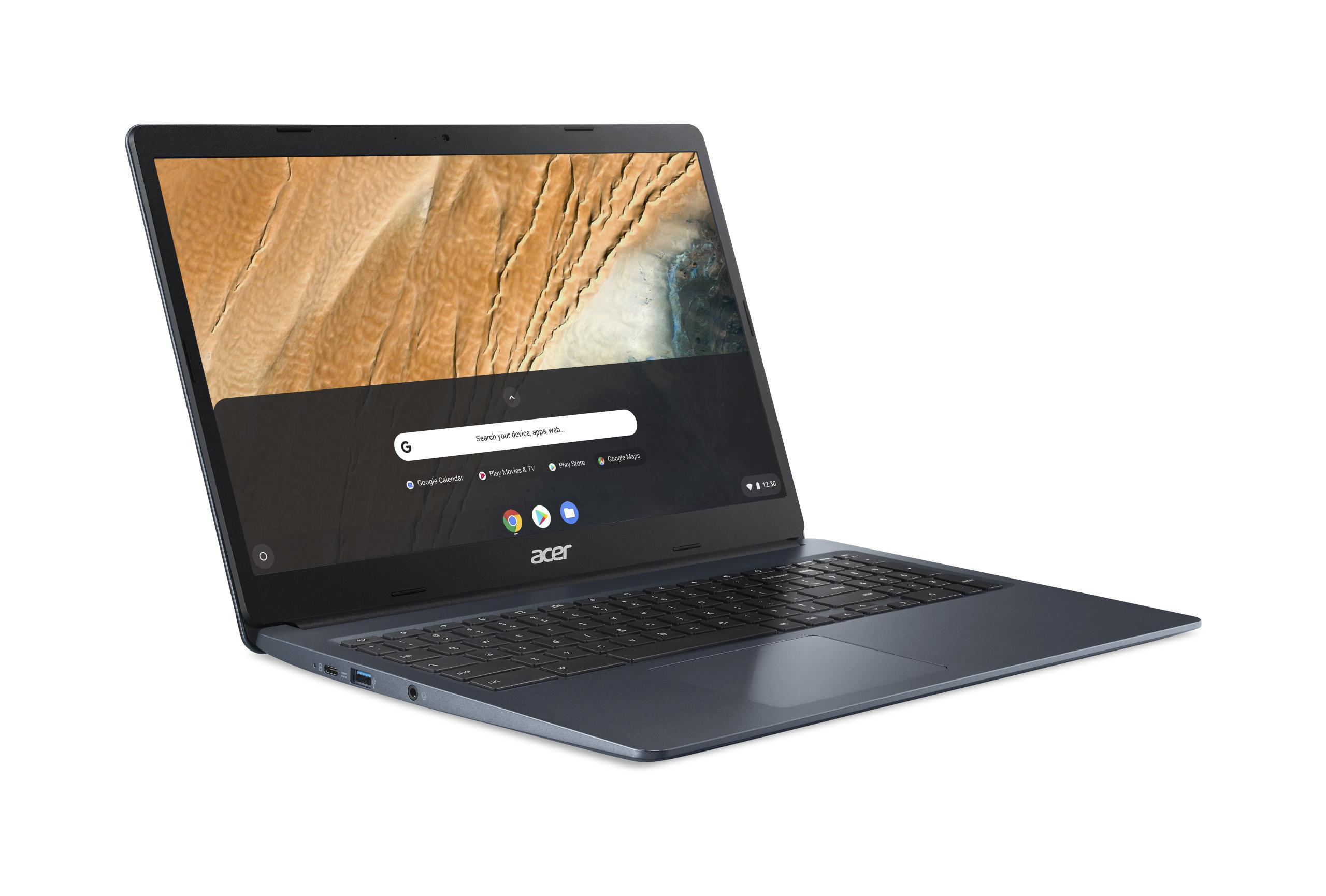 ACER Chromebook 315 (CB315-3HT-C4RU), 64 Display Blau Prozessor, 4 15,6 Intel® 600, GB RAM, mit Zoll Chrome eMMC, N4120 GB Chromebook, OS Intel®, Touchscreen, UHD Google