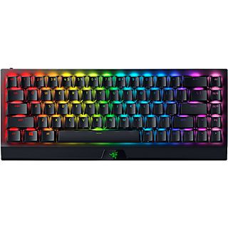 Teclado gaming - Razer BlackWidow V3 Mini HyperSpeed, Bluetooth, Inalámbrico, Retroiluminación, Mecánico