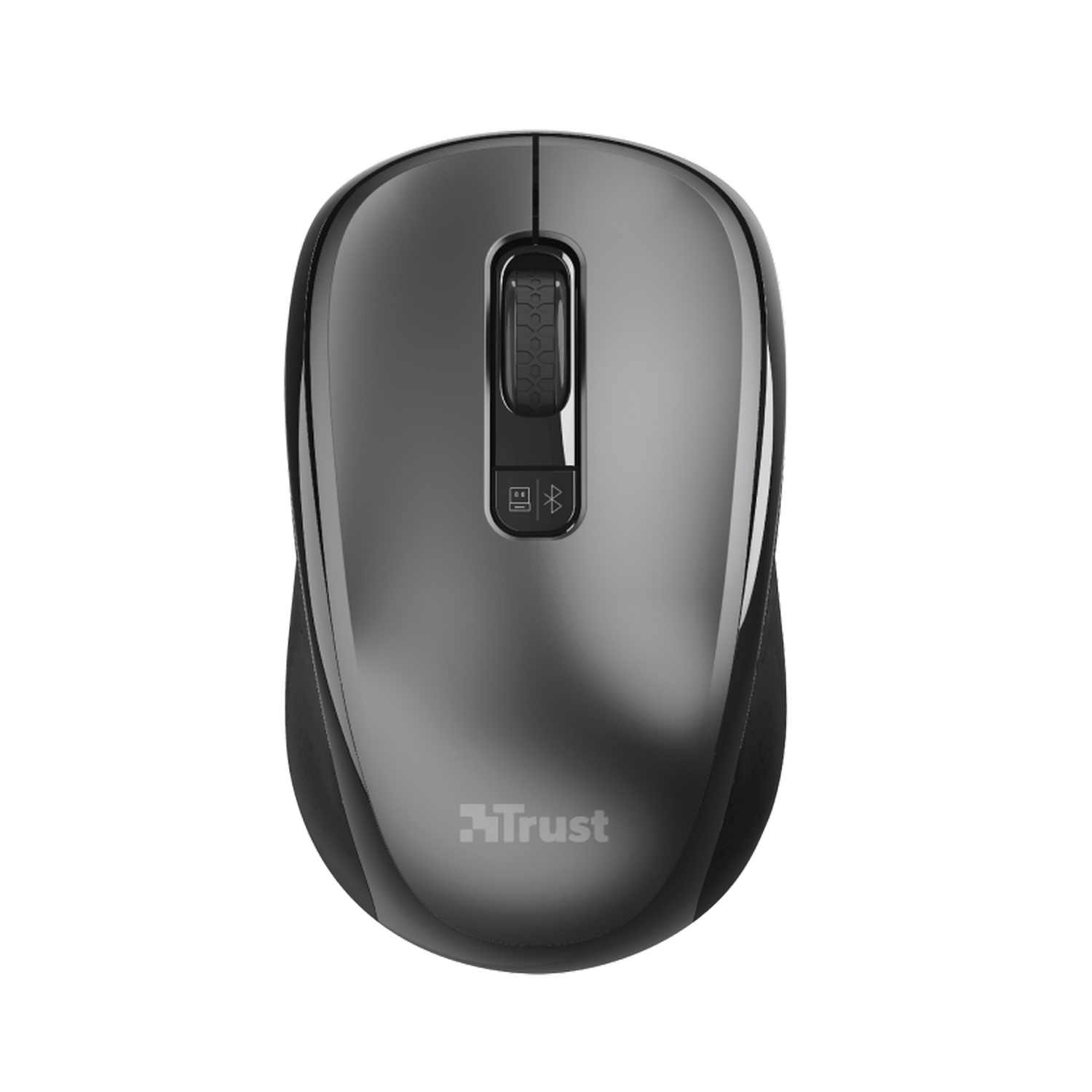 Ratón inalámbrico - Trust Yvi, 1600 dpi, Bluetooth, USB-A, Óptico, Negro