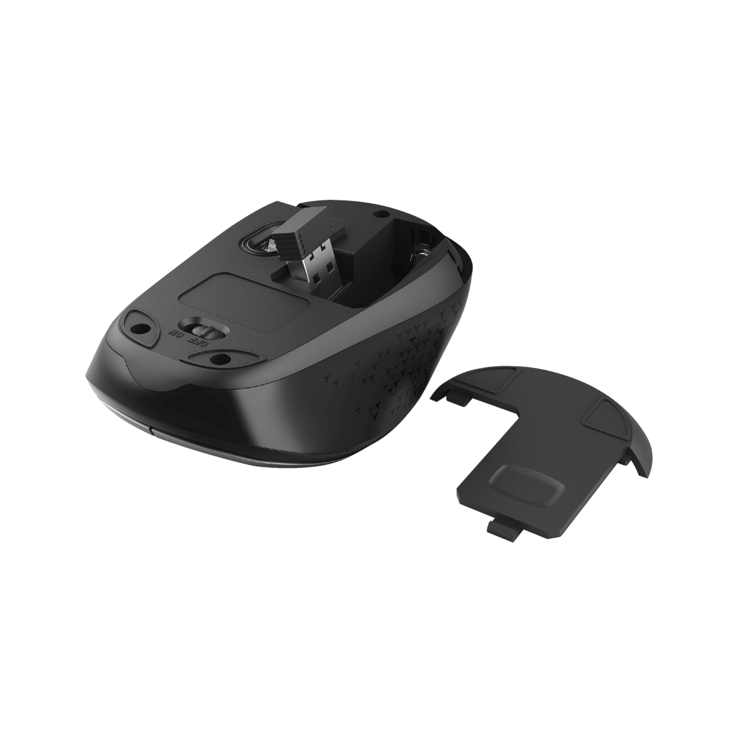 Ratón inalámbrico - Trust Yvi, 1600 dpi, Bluetooth, USB-A, Óptico, Negro