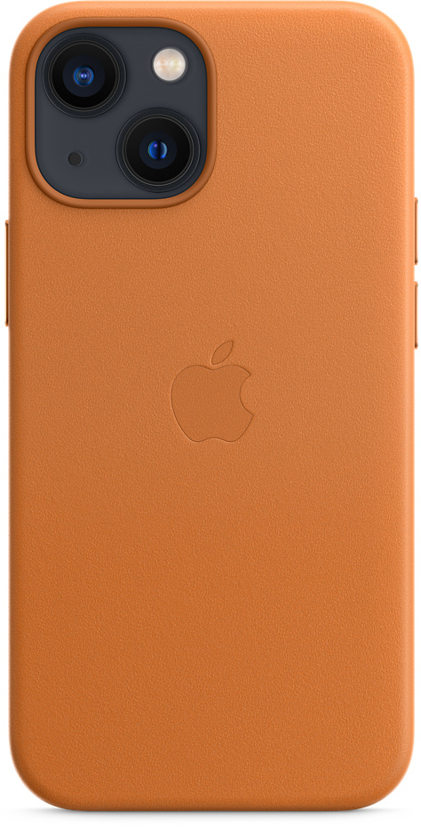 APPLE Cover Leather with Magsafe iPhone 13 mini Golden Brown (MM0D3ZM/A)