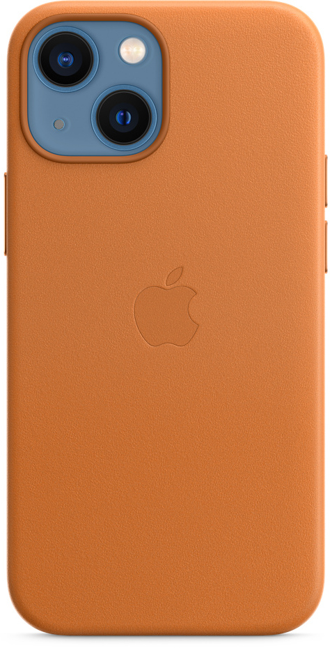APPLE Cover Leather with Magsafe iPhone 13 mini Golden Brown (MM0D3ZM/A)