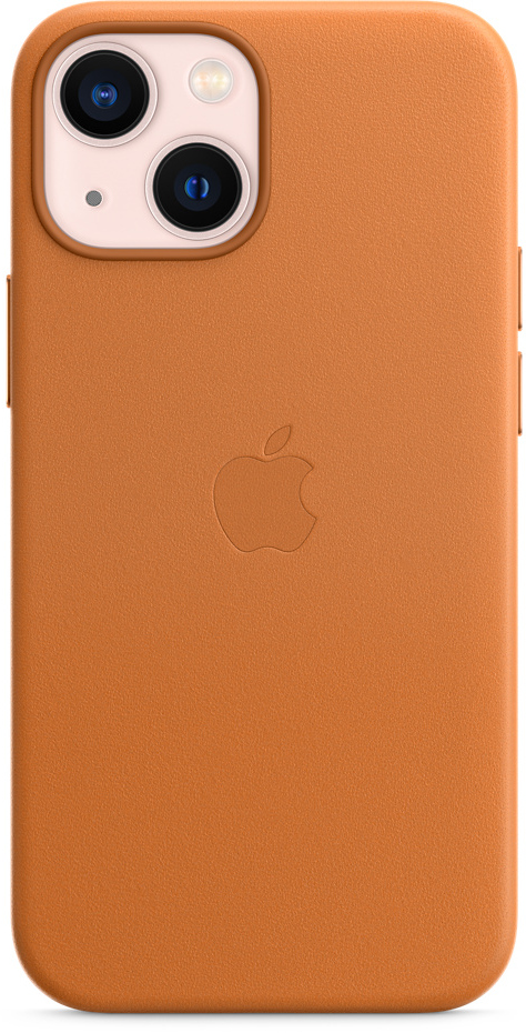 APPLE Cover Leather with Magsafe iPhone 13 mini Golden Brown (MM0D3ZM/A)