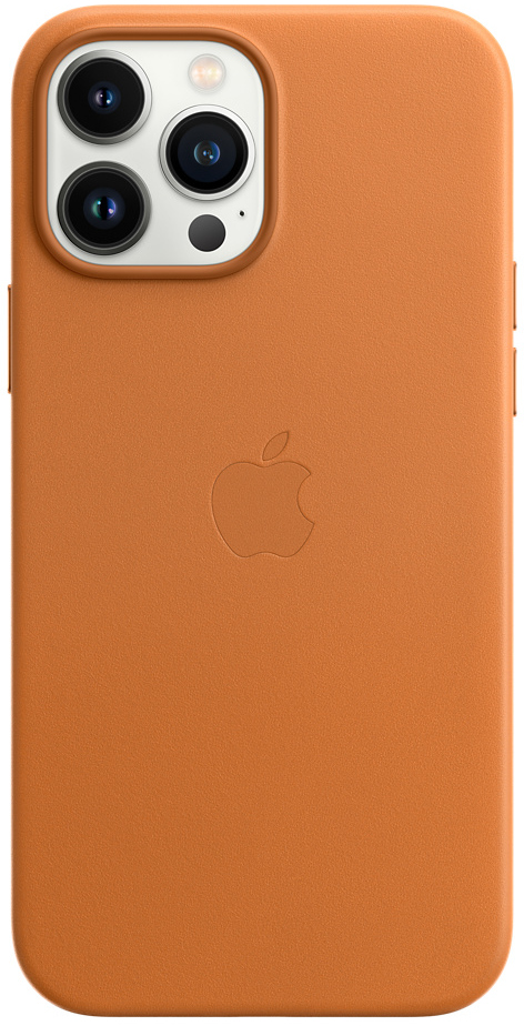 APPLE Cover Leather with Magsafe iPhone 13 Pro Max Golden Brown (MM1L3ZM/A)