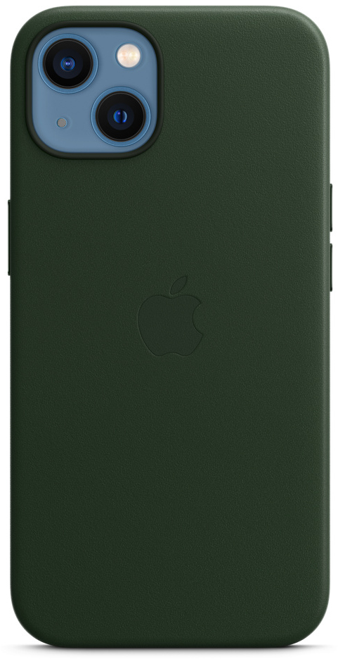 APPLE Cover Leather with Magsafe iPhone 13 Sequoia Green (MM173ZM/A)
