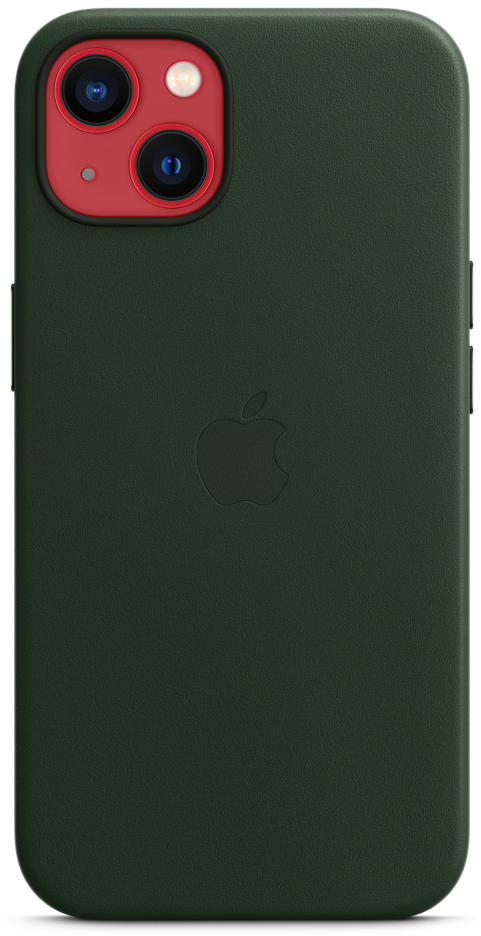 APPLE Cover Leather with Magsafe iPhone 13 Sequoia Green (MM173ZM/A)