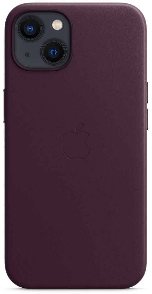 APPLE Cover Leather with Magsafe iPhone 13 Dark Cherry (MM143ZM/A)