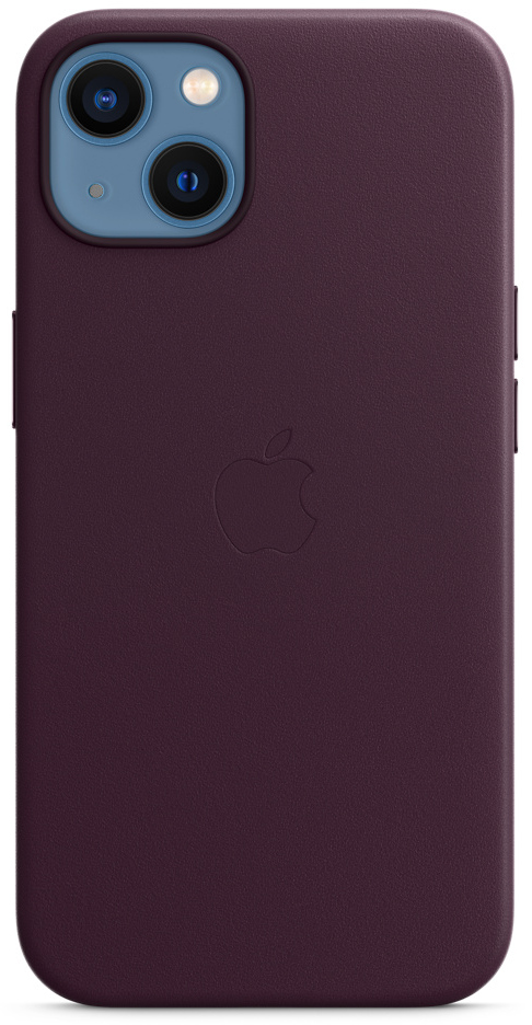 APPLE Cover Leather with Magsafe iPhone 13 Dark Cherry (MM143ZM/A)
