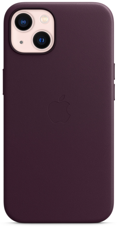 APPLE Cover Leather with Magsafe iPhone 13 Dark Cherry (MM143ZM/A)