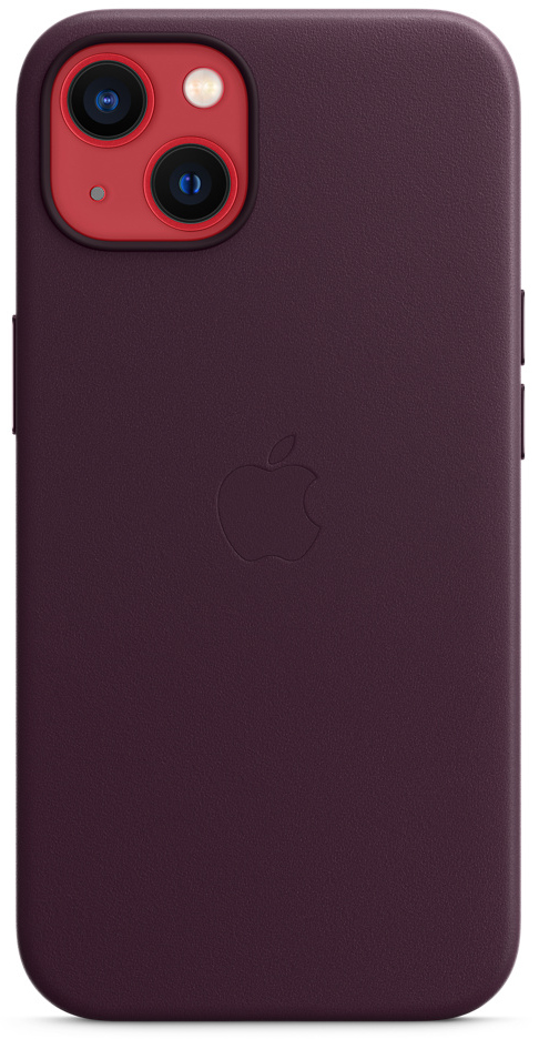 APPLE Cover Leather with Magsafe iPhone 13 Dark Cherry (MM143ZM/A)