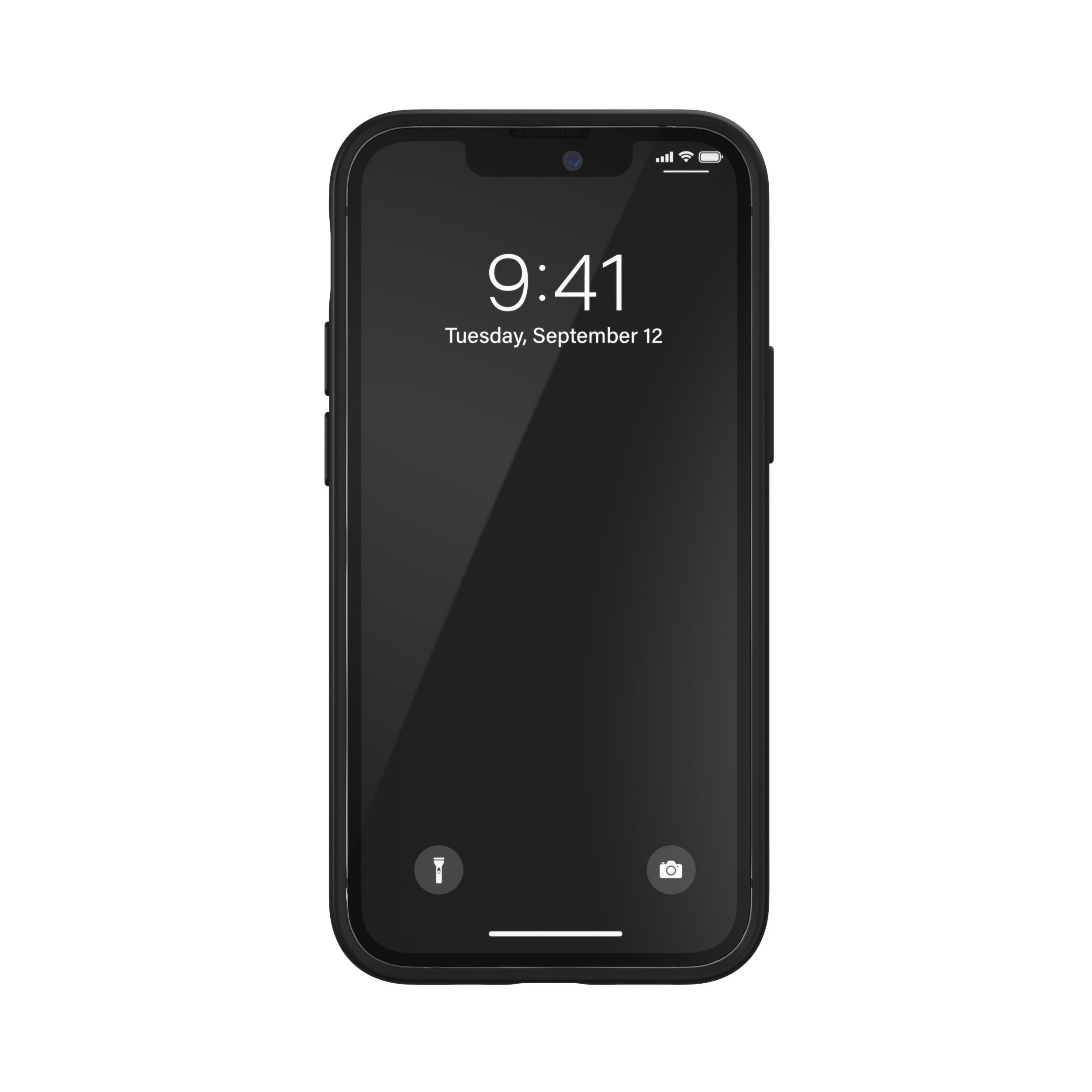 ADIDAS ORIGINALS Moulded Case BASIC, Backcover, Apple, iPhone 13 Mini, Schwarz/Weiß