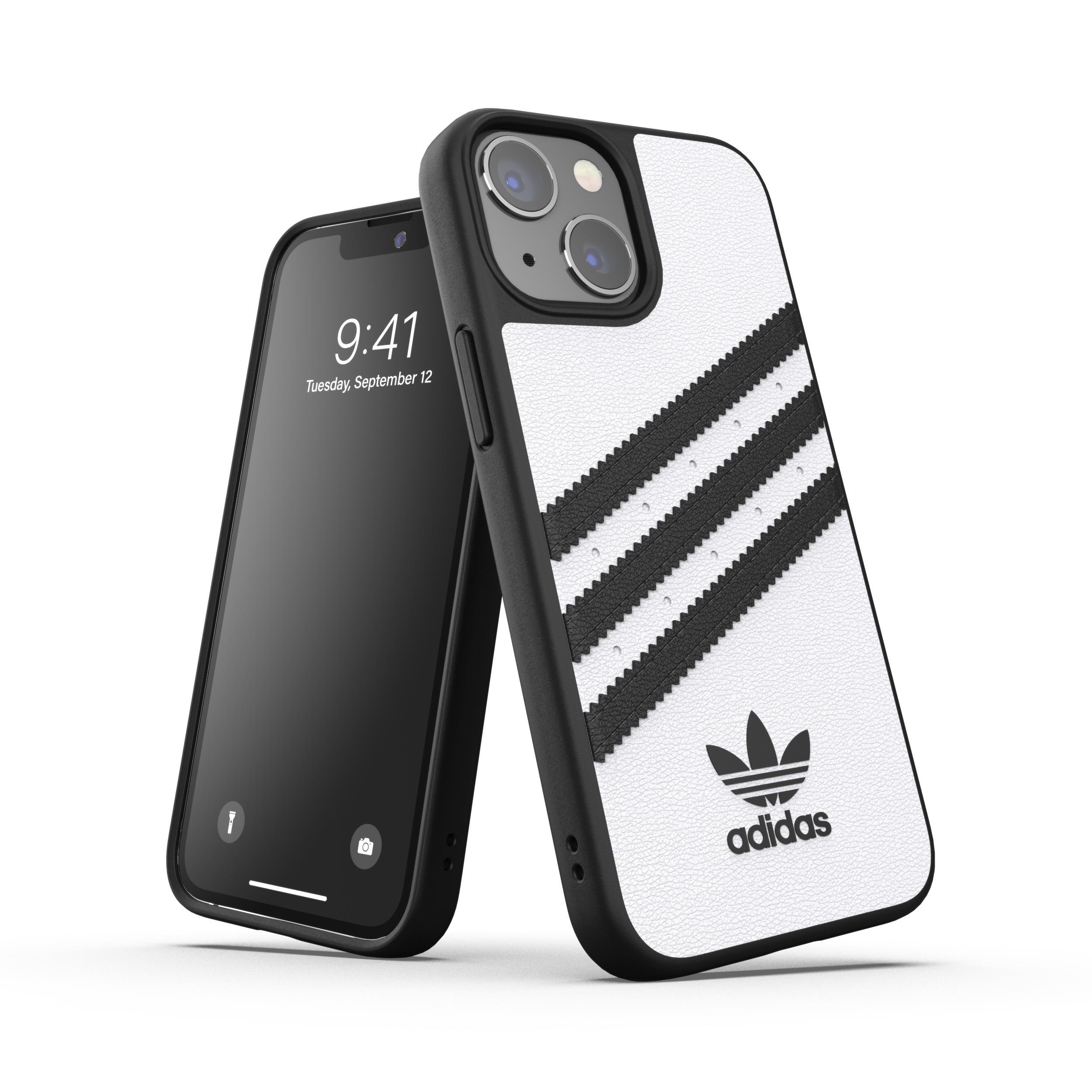 ADIDAS ORIGINALS Moulded Case, Backcover, Apple, iPhone 13 Mini, Schwarz/Weiß