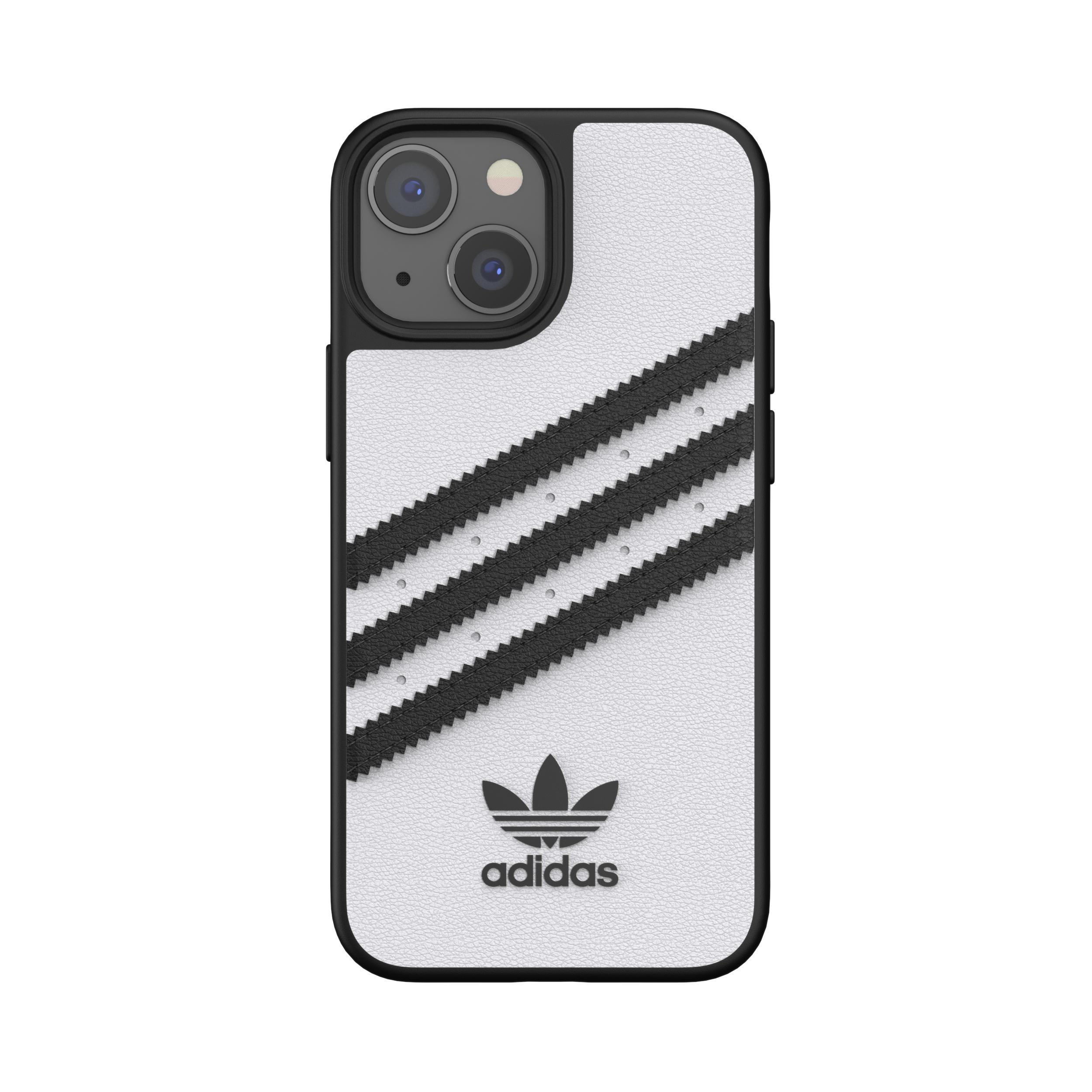 ADIDAS ORIGINALS Moulded Case, Backcover, Apple, iPhone 13 Mini, Schwarz/Weiß