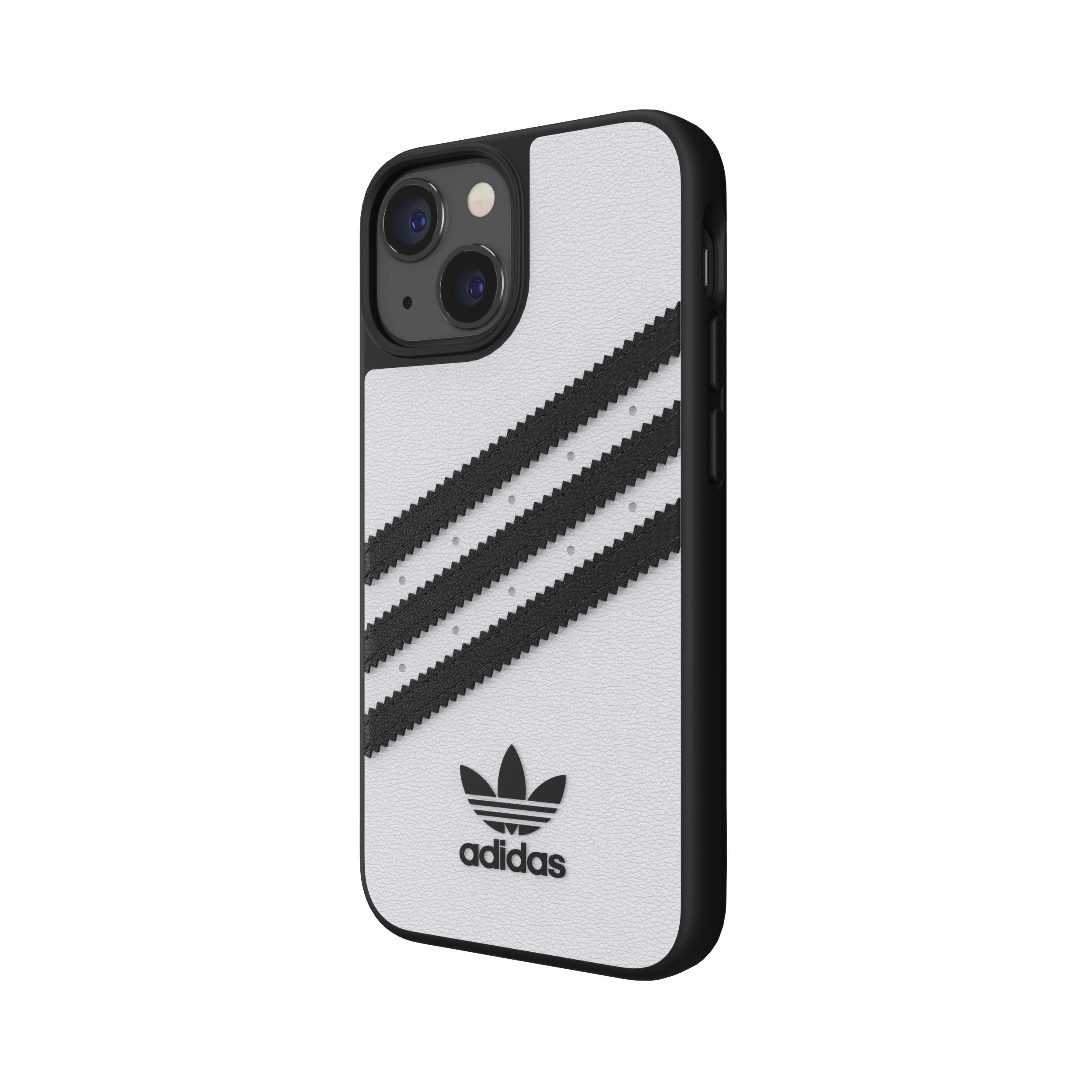 ADIDAS ORIGINALS Moulded Case, Backcover, Apple, iPhone 13 Mini, Schwarz/Weiß