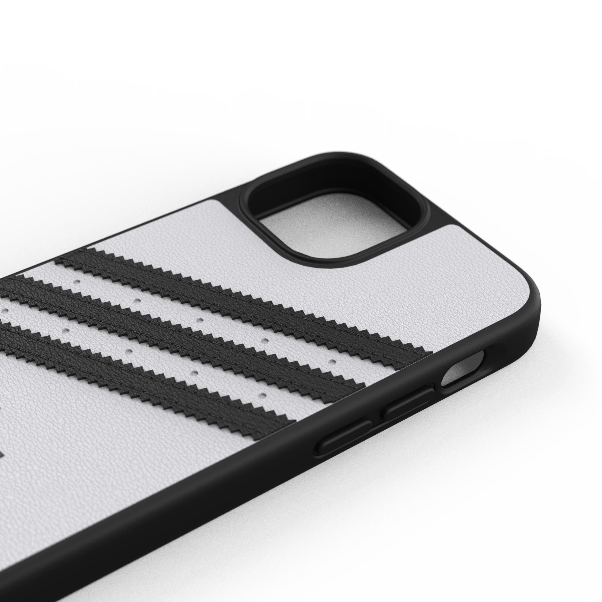ADIDAS ORIGINALS Moulded Case, Backcover, Apple, iPhone 13 Mini, Schwarz/Weiß