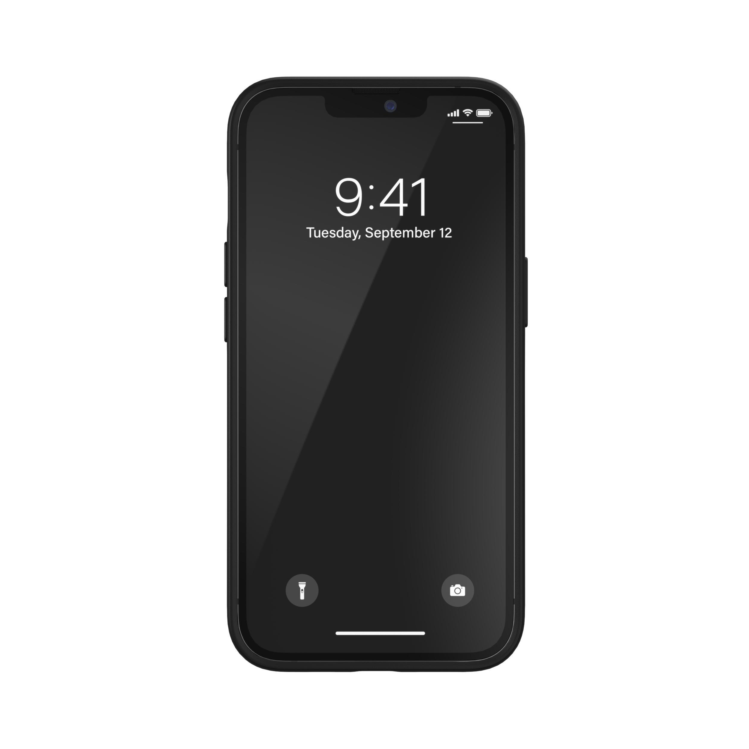 ADIDAS ORIGINALS Moulded Case, Backcover, Apple, iPhone 13, Schwarz/Weiß