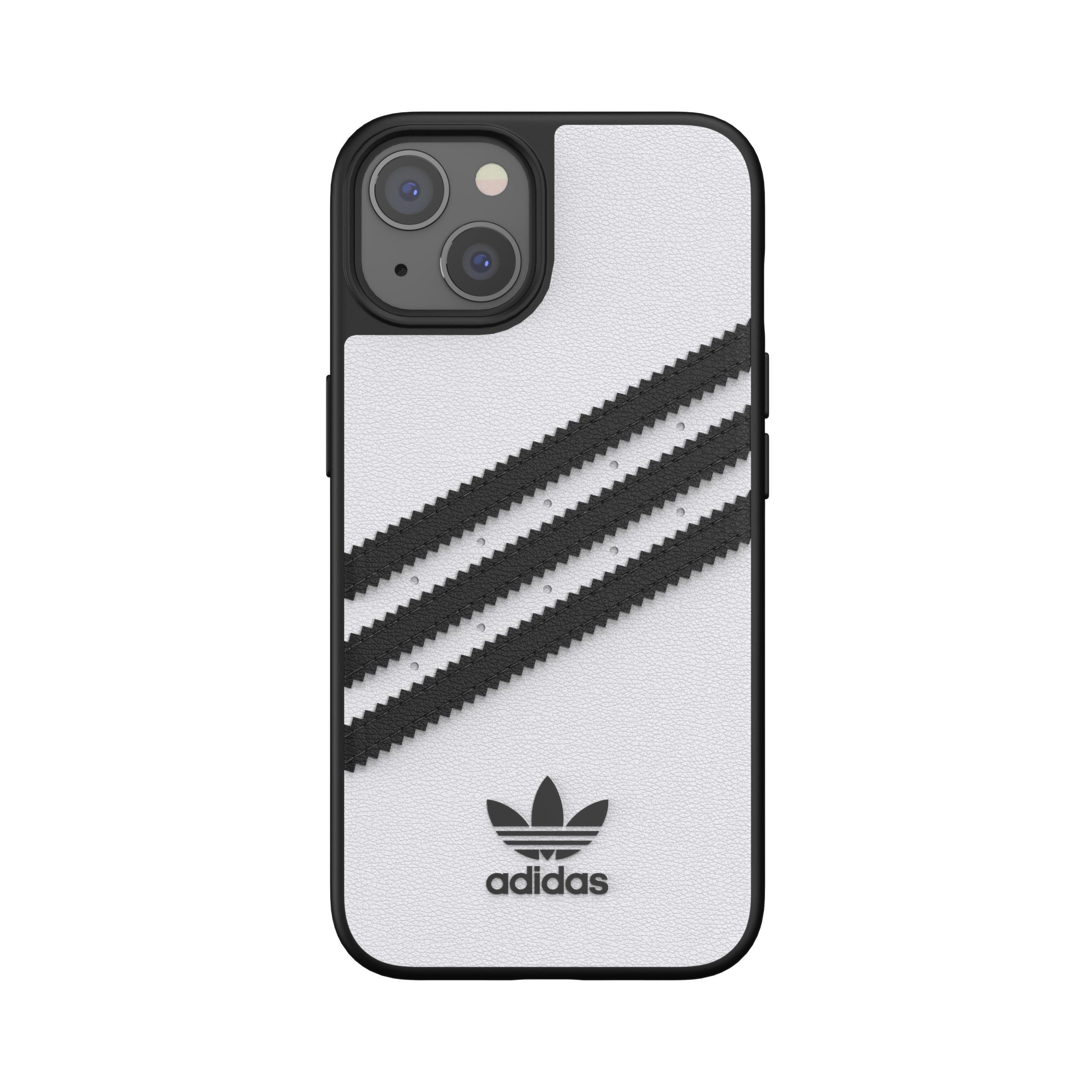 ADIDAS ORIGINALS Moulded Case, Backcover, Apple, iPhone 13, Schwarz/Weiß