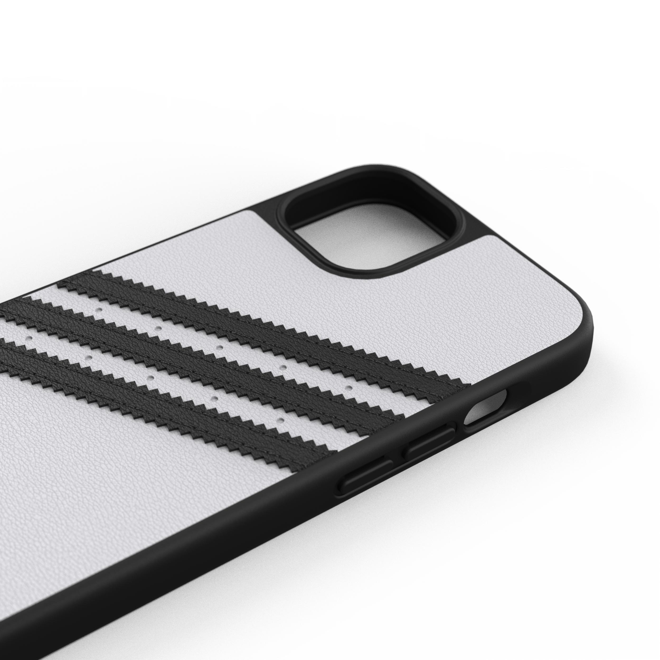 ADIDAS ORIGINALS Moulded Case, Backcover, Apple, iPhone 13, Schwarz/Weiß