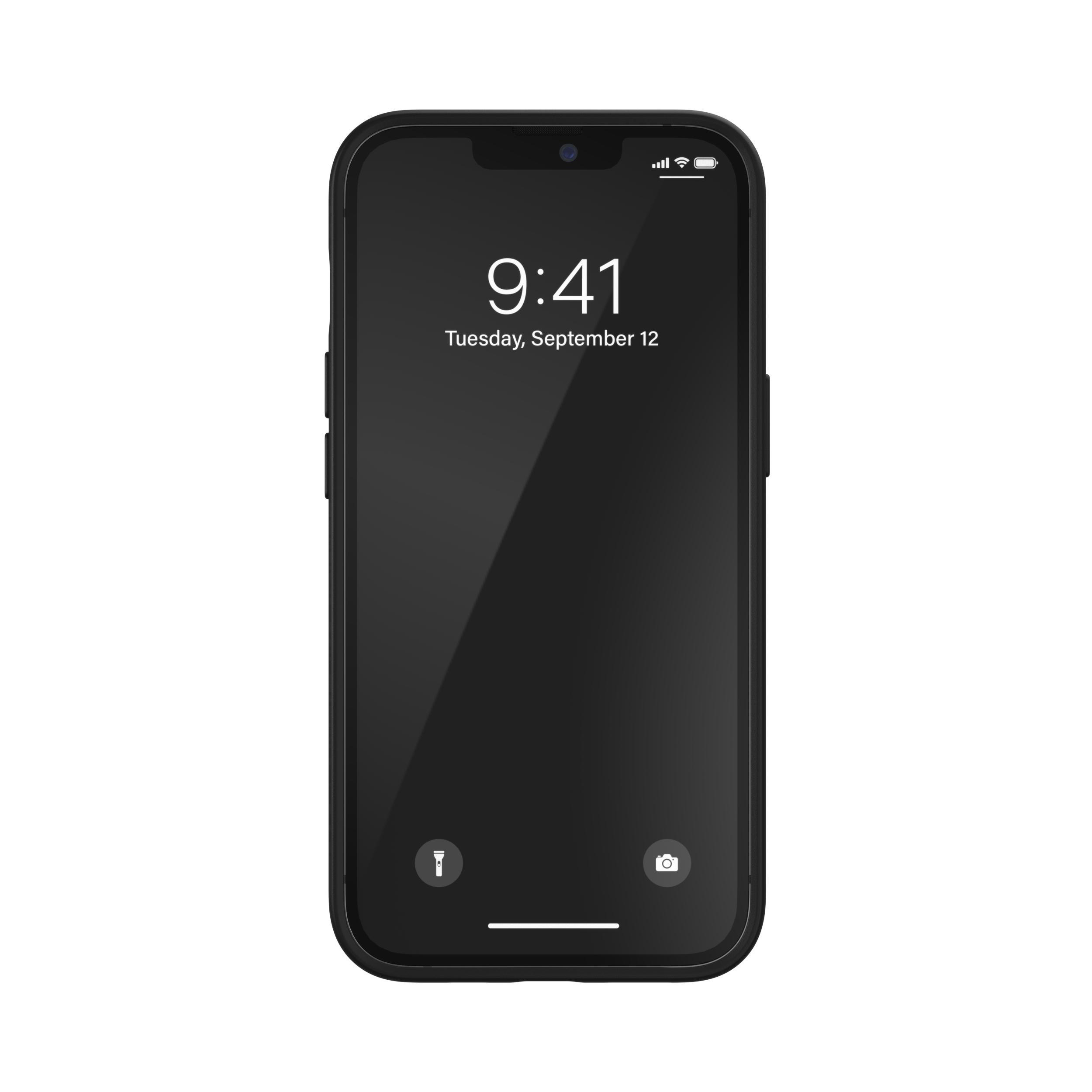 ADIDAS ORIGINALS Moulded Case BASIC, Backcover, Apple, iPhone 13 Pro, Schwarz/Weiß