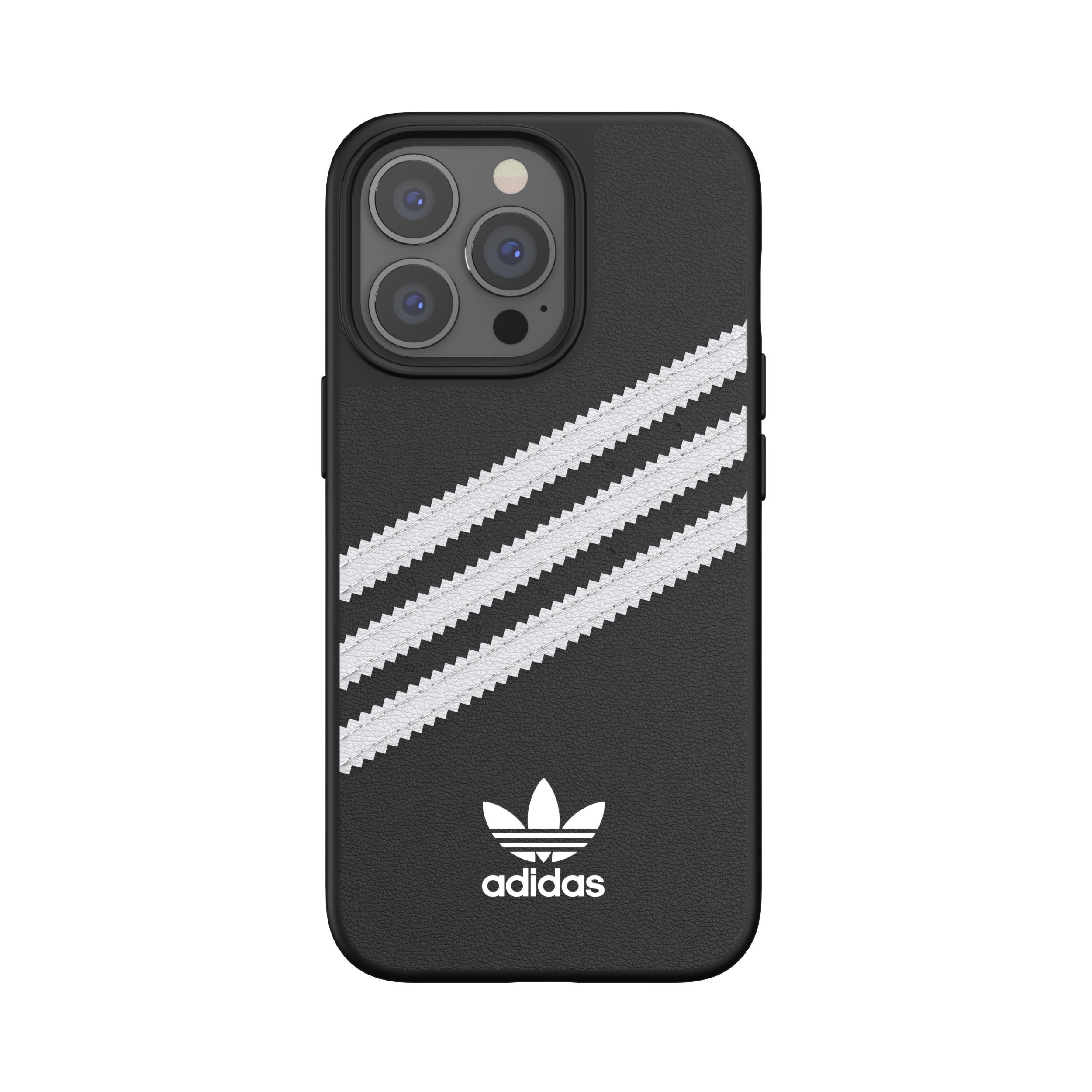 ADIDAS ORIGINALS Moulded Case, Backcover, Apple, iPhone 13 Pro, Schwarz/Weiß