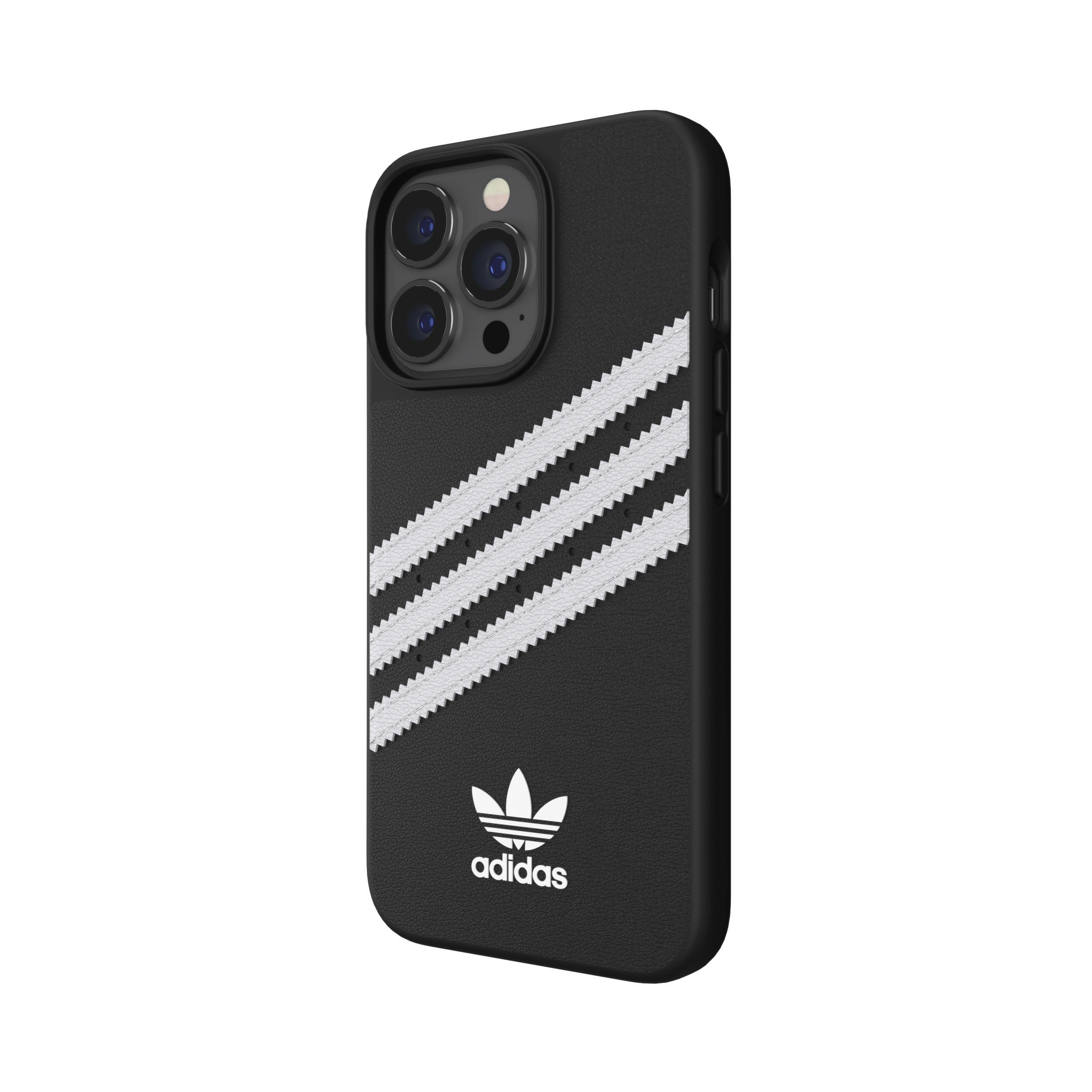 ADIDAS ORIGINALS Moulded Case, Backcover, Apple, iPhone 13 Pro, Schwarz/Weiß
