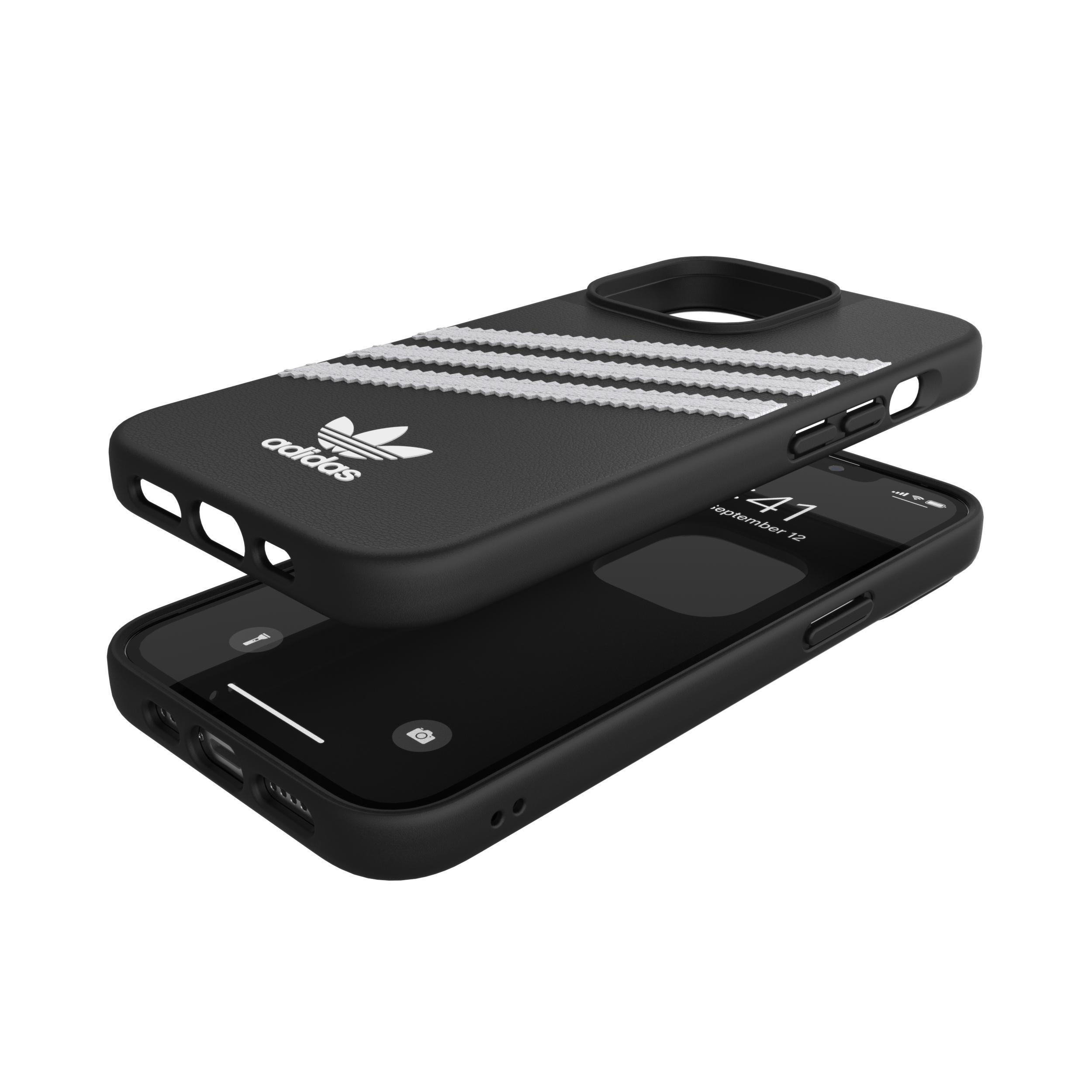 ADIDAS ORIGINALS Moulded Case, Backcover, Apple, iPhone 13 Pro, Schwarz/Weiß