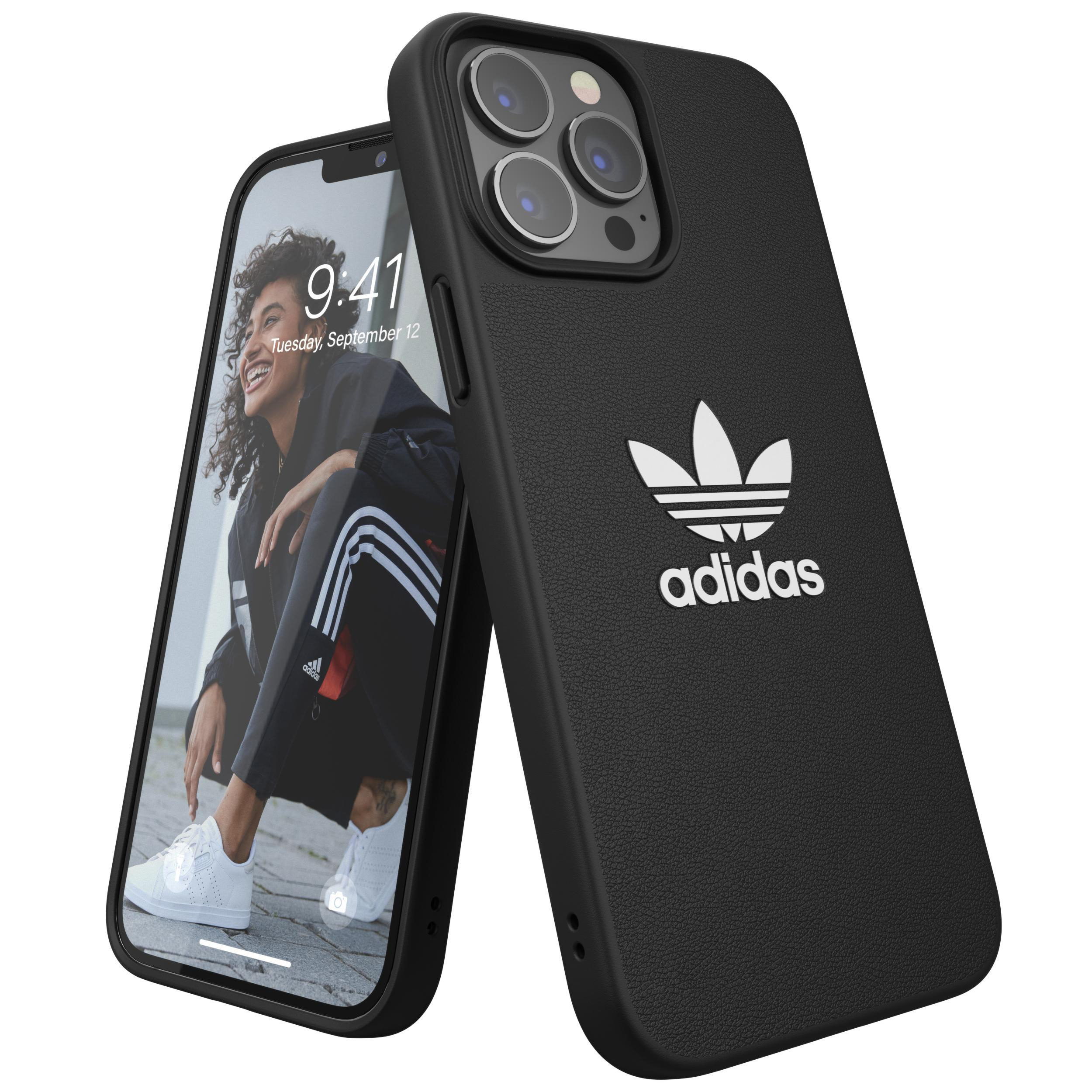ADIDAS ORIGINALS Moulded Case BASIC, Backcover, Apple, iPhone 13 Pro Max, Schwarz