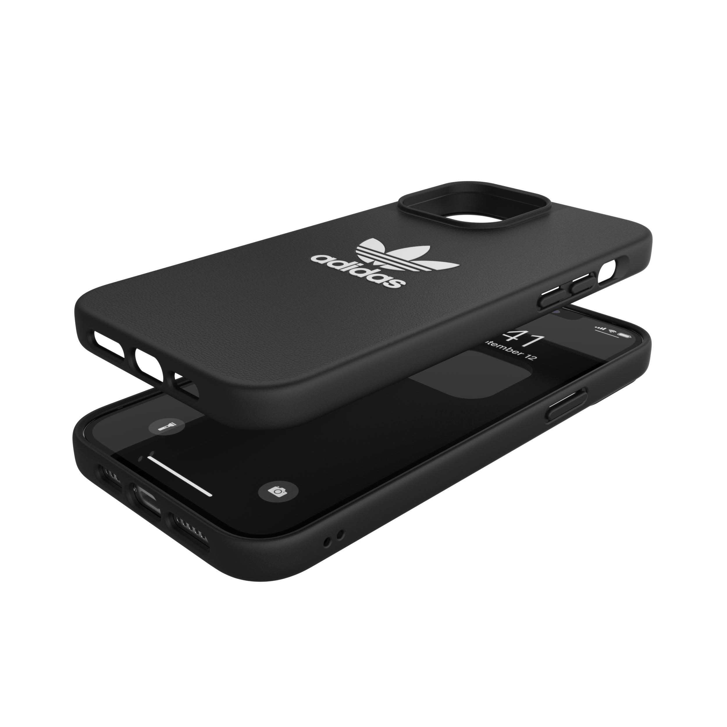ADIDAS Schwarz Pro iPhone Backcover, Moulded 13 Max, Apple, Case ORIGINALS BASIC,