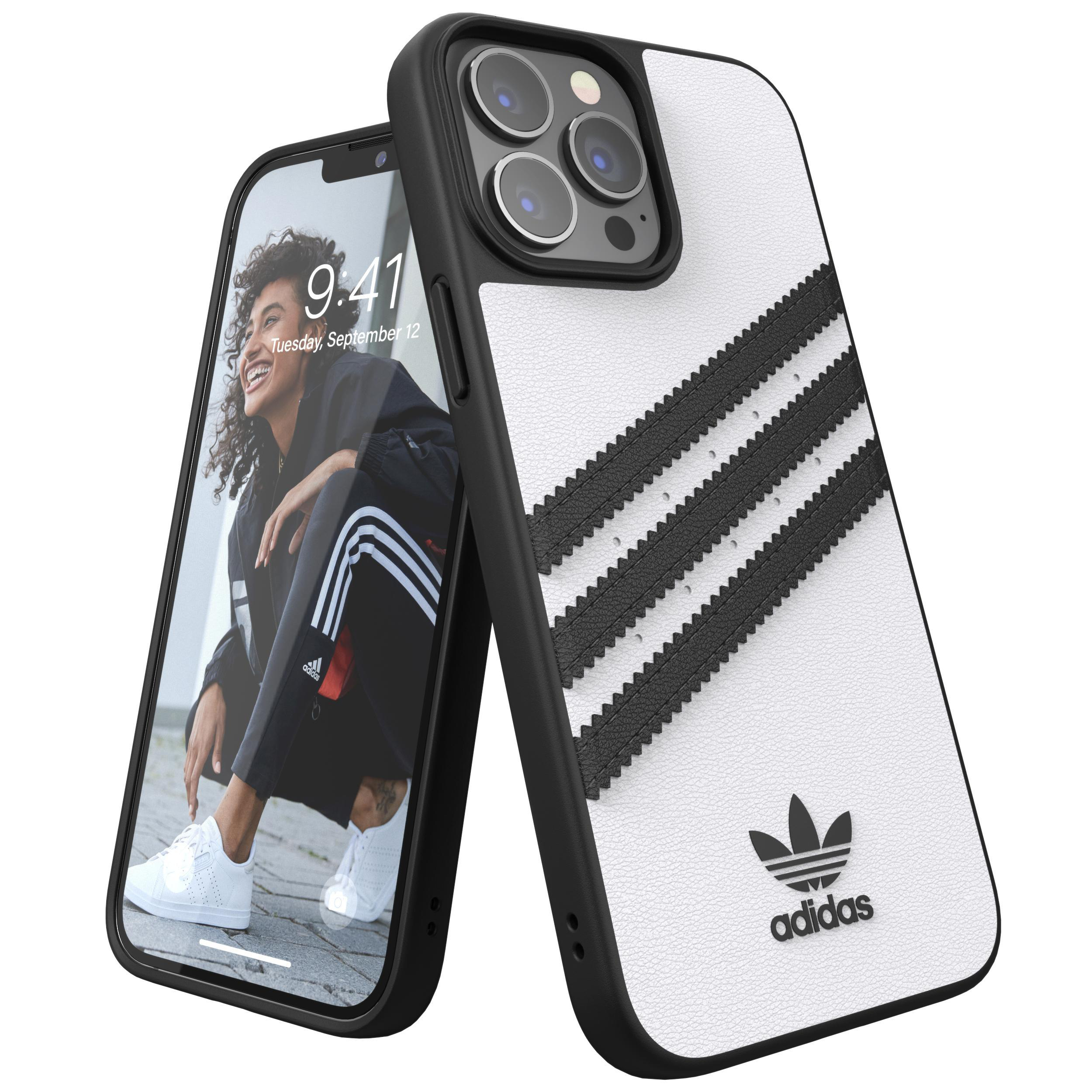 ADIDAS ORIGINALS Moulded Case, Backcover, Apple, iPhone 13 Pro Max, Weiß