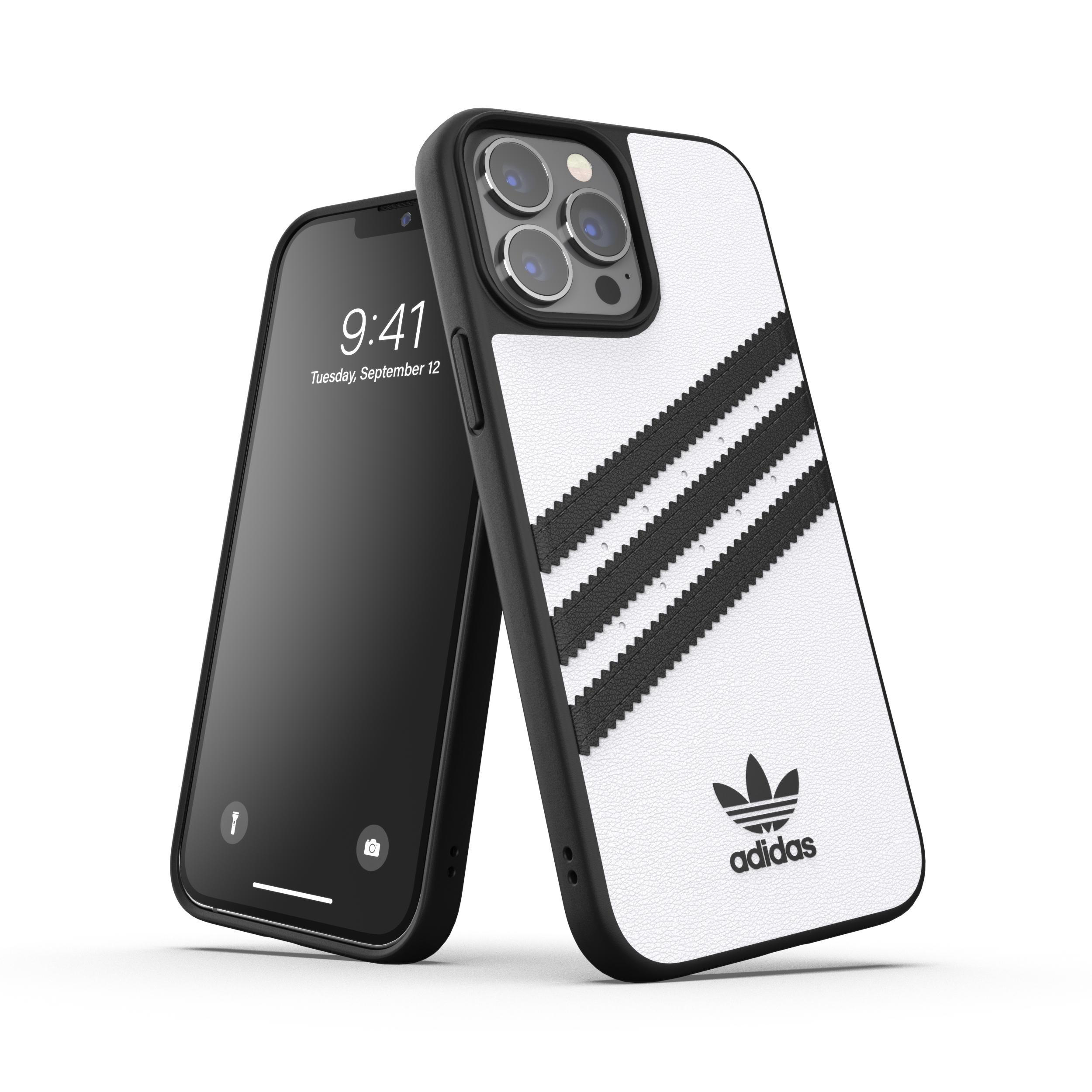 ADIDAS ORIGINALS Moulded Case, Backcover, Apple, iPhone 13 Pro Max, Weiß