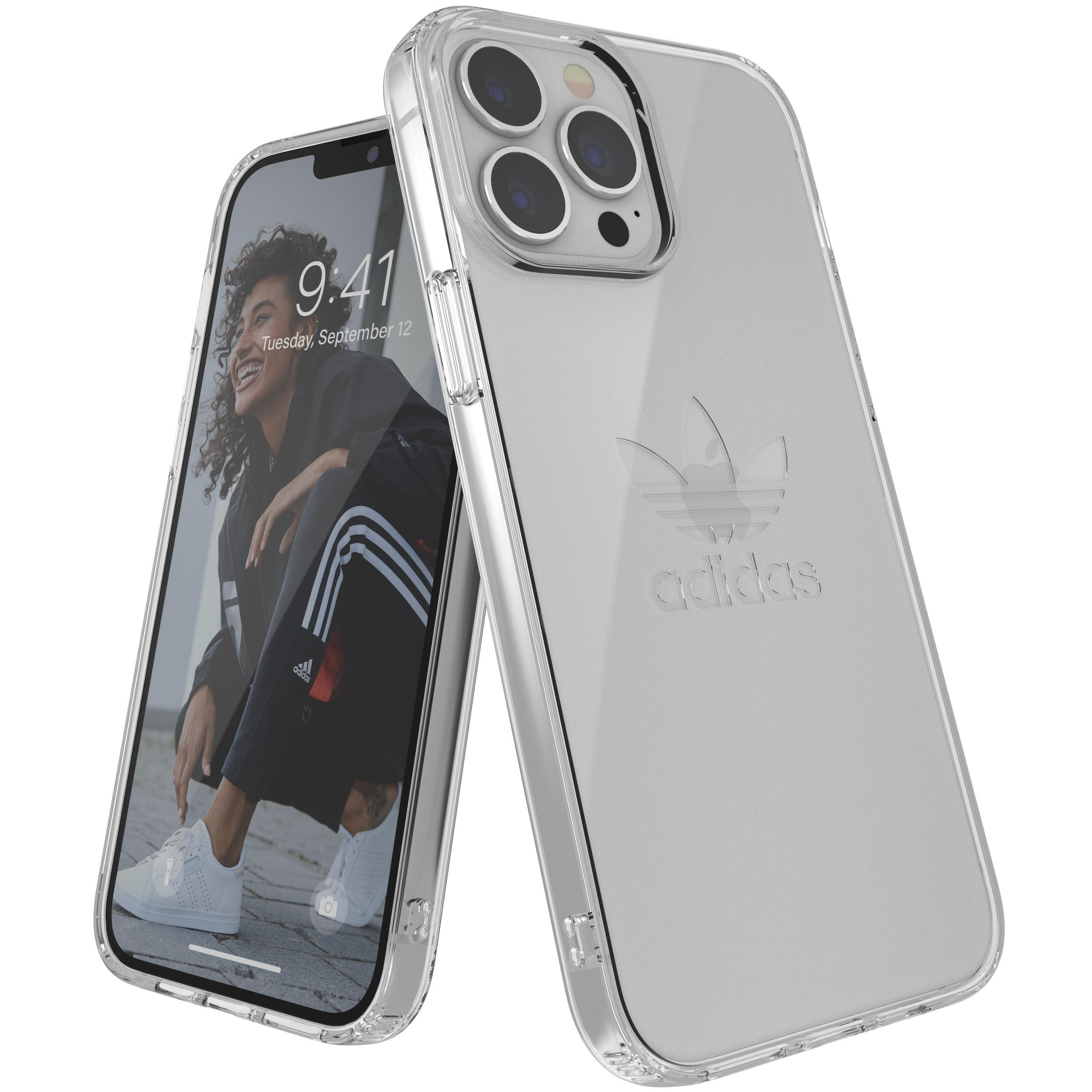 ADIDAS 13 Clear, Protective ORIGINALS Backcover, Pro Max, Apple, Transparent iPhone