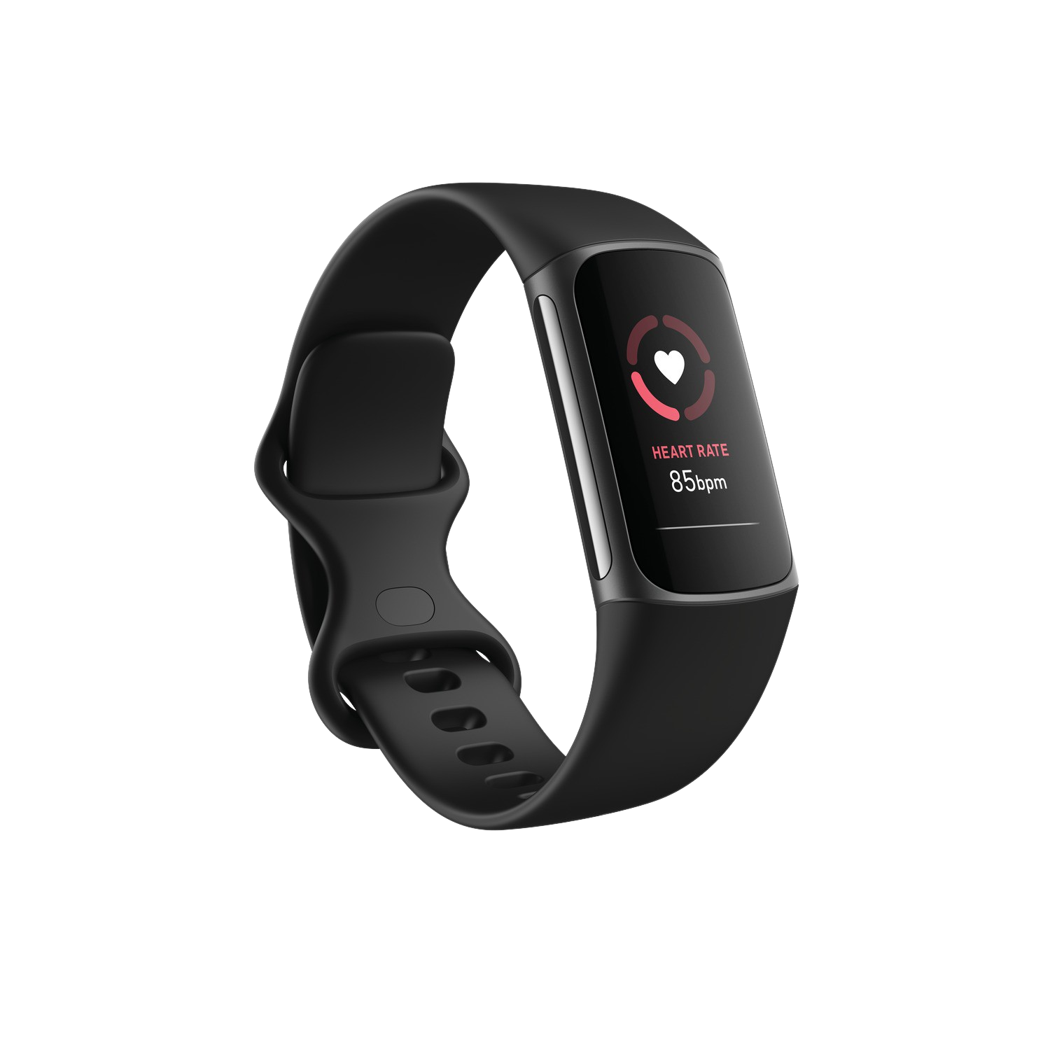 Pulsera de actividad - Fitbit Charge 5, Platino Negro, 13 - 21 cm, 1.04", GPS, BT LE, ECG, NFC, SpO2