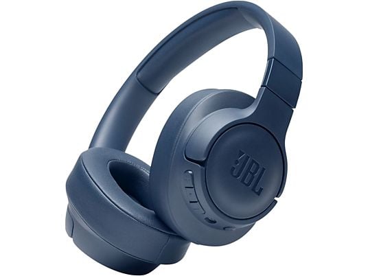 Auriculares inalámbricos - JBL T710BT, De diadema, Bluetooth 5.0, Hasta 50 horas, JBL Pure Bass, Azul