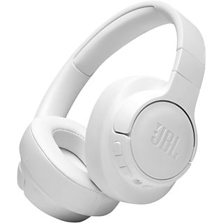 Auriculares inalámbricos - JBL T760BTNC, De diadema, Bluetooth 5.0, Autonomía 35 h, JBL Pure Bass, Blanco