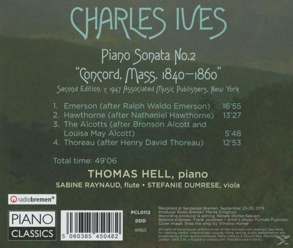 Hell Thomas - Concord Sonata  - (CD)