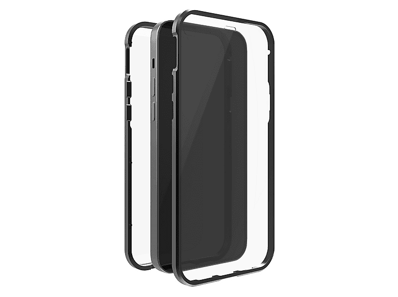 BLACK ROCK 217008 Cover "360° Glass" Backcover, für Apple iPhone 13, Schwarz; Schutzhülle